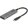 StarTech.com 309B-USBC-HUB, USB 3.2 Gen 2 (3.1 Gen 2) Type-C, USB 3.2 Gen 2 (3.1 Gen 2) Type-C, 10000 Mbit/s, Grigio, Plastica, Alluminio, 100 W