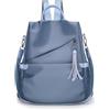CAZSTYK Zaino da donna antifurto zaino regolabile convertibile tracolla impermeabile da viaggio borsa a tracolla, Blu