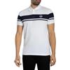 Sergio Tacchini Uomo Polo Young Line, White/Maritime Blue, 3XL