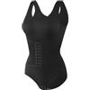 ZPFDSG Body Contenitivo Modellante Body Modellante da Donna con Cintura con Cerniera, Controllo della Pancia, Fasce Modellanti for la Vita(Black,2XL)