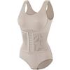 ZPFDSG Body Contenitivo Modellante Body Modellante da Donna con Cintura con Cerniera, Controllo della Pancia, Fasce Modellanti for la Vita(Beige,3XL)