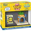 Funko Bitty POP! Town: Spongebob Squarepants - Spongebob and Pineapple House - Figura in vinile da collezione - Idea regalo - Prodotto ufficiale - Giocattoli per bambini e adulti