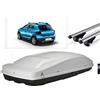 Mercedes-Benz BOX AUTO PORTATUTTO SPARK 520 BIANCO+BARRE ALLUMINIO DACIA SANDERO STEPWAY 2013