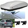 Mercedes-Benz BOX AUTO PORTATUTTO G3 SPARK 520 BIANCO+BARRE G3 VOLKSWAGEN TIGUAN 2017 CON RAIL