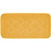 SPIRELLA - Tappeto per Vasca in Schiuma PVC Modello Alaska - Tappeto da Bagno Antiscivolo con Ventose + Fori di Drenaggio Antimuffa - Arancione - 71 X 36 cm