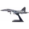 Modellino Caccia Su-35 Pre-Assemblato Modellino Aereo in Metallo Scala 1/100