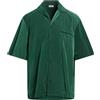 BURBERRY - Camicia regular fit - Verde scuro