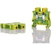 Phoenix Contact 3044173, Morsettiera per guida DIN Verde/Giallo