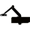 MAB 24768-10 503 N3 Chiudiporta con Arresto, Nero