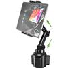 Cuxwill - Supporto per tazza da auto per tablet e smartphone da 4-13 pollici, supporto regolabile per auto, camion, tablet, per iPad Pro Air Mini, Galaxy Tab, Kindle Fire, Microsoft Surface, iPhone