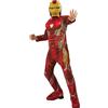 Rubie's Rubies Costume Ufficiale Avengers Endgame Iron Man, Deluxe per Bambini, Taglia S, età 3-4 Anni, Altezza 117 cm, Halloween