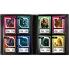 Konix mini raccoglitore per 160 carte collezionabili - 4 tasche da 63 x 88 mm per pagina - compatibile con Magic: The Gathering, Pokémon, Yu-Gi-Oh! - colore nero