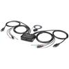 StarTech.com Switch DisplayPort KVM 4K a 60 Hz e 2 porte con cavi integrati