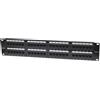 ‎IC Intracom Intellinet Patch Panel, Cat6, UTP, 48-Port, 2U, Black Black UTP, 48-Port, 2U Cat