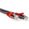 ACT Cavo patch nero da 3 metri U/UTP CAT6A incrociato con connettori RJ45