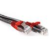 ACT Cavo patch nero da 2 metri U/UTP CAT6A incrociato con connettori RJ45