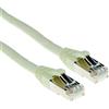 ACT Ivory Cavo patch LSZH SFTP CAT6A da 3 metri, senza strappi, con connettori RJ45 CAT6A S/FTP LSZH SNG IV 3,00M (FB7403)