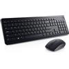 DELL Dell | Keyboard and Mouse | KM3322W | Keyboard and Mouse Set | Wireless | Batteries included | Russian | Black | Wireless connection