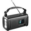 Sandberg 421-38, da viaggio, analogico e digitale, DAB+, FM, 87,5 - 108 MHz, 174 - 240 MHz, 3 W