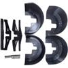 XinGeeek Parafango RC Flaps Fender per MJX 7303 1/17 Drift Rally Car Offroad C3 Flat Runner RC Auto