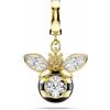 Swarovski Charm Idyllia, Taglio misto, Ape, Multicolore, Placcato color oro