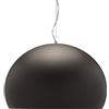 Kartell Big FL/Y Lampada a Sospensione, Marrone Opaco, Diametro 83cm