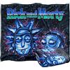 LOGOVISION Rick And Morty Metal Heads Coperta super morbida al tatto setoso - 152 x 127 cm