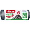 Alfapac - 10 sacchetti da 50 l con legame scorrevole ultra resistente - fabbricati in Francia - Bimateriale riciclato e vegetale