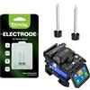 KOMSHINE Vestito a fibra ottica degli elettrodi della giuntatrice di fusione per la giuntatrice della fibra Orientek T45, macchina d'impionbatura di Komshine FX37. elettrodi a fibra ottica con scarico del