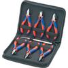 KNIPEX Set di attrezzi da 7 pezzi in custodia con cerniera, rosso