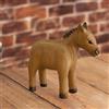 Statuetta di asino in legno, scultura in stile nordico per decorazione di