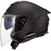 LS2, Casco Moto Jet VERSO II SOLID Matt Black, XS