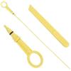 Serenophile Asta livello olio motore per renault per clio per kangoo per megane II 1.5 dCi, sostituisce 7701060940 7701067122, strumento di misurazione in plastica giallo 524 mm