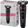 Beurer Rasoio rotante MN8X, regolazione ottimale grazie alla testina flessibile a 360°, 3 testine ad attacco magnetico, accessorio di precisione, impermeabile, ricarica rapida, display LED