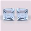 AAA 8x8 MM Naturale Brasiliano Acquamarina Quadrato Loose Gemma Taglio Combinato