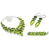 "Fatto a mano" Gioielli combinati in argento sterling 925 con pietre preziose peridoto