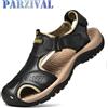 👞 Sandali Uomo in Vera Pelle PARZIVAL Estate Casual Gladiatore da Trekking Spia
