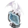 Nemesis Now Glacial Custode 22 cm in resina bianca