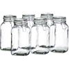 MÄSER Domestic - Set 6 barattoli in Vetro, 2,5 Ll, Materiale Resistente e di qualità