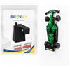 Brickify Staffa di montaggio a parete compatibile con LEGO Technic Aston Martin AMR25 F1 42240 - Prodotto nel Regno Unito - Auto non inclusa - Hardware incluso