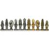 Italfama Moncada Metallo Scacchi Pezzi Oro Argento Placcato King 9.3cm Italia