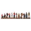 Italfama Set Di Scacchi Italfama Guerra Anglo-Zulu Pezzi In Resina Dipinti A Mano Re 8cm