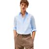 Tommy Hilfiger Uomo Camicia Flex Poplin Kent Collar Slim Fit, Blu (Sweet Blue), XS