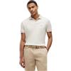 Tommy Hilfiger Uomo Maglietta Polo Maniche Corte Liquid Cotton con Chiusura con Bottoni, Beige (Heathered Oatmilk), XXL