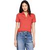 Tommy Hilfiger Donna Maglietta Polo Maniche Corte Slim Fit, Rosso (Terra Red), XXL