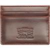 Levi's Leather Card Case WALLET Donna, Seal Brown, Einheitsgröße