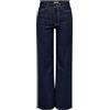 JDY JDYFELINA-FINA Vita Alta Wide Leg Fit Jeans | Wide Leg Fit, Casual, Temperatura massima di 40°C ciclo molto delicato