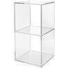 iPLEX Clio Cubo Double da Terra Scaffale Portaoggetti 30x60cm Made in Italy PMMA