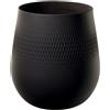 VILLEROY & BOCH Manufacture Collier Nero Vaso Carré 22,5cm Porcellana