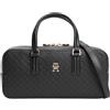 Tommy Hilfiger Donna Borsa a Tracolla Daily Mono con Tracolla Rimovibile, Nero (Black), Taglia Unica